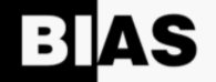 "Bias" written in black and white lettering